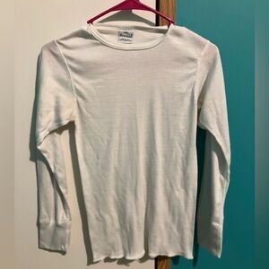 Plain white long sleeve